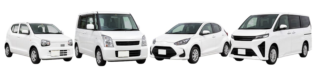 クイックレンタカーの多様な車両ラインアップ